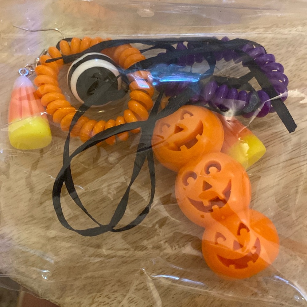 Hand Crafted Fall Glow Jewelry Set